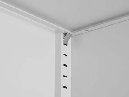 2 Door File Cabinet With Lock, 4 Adjustable Shelves, Heavy-Duty