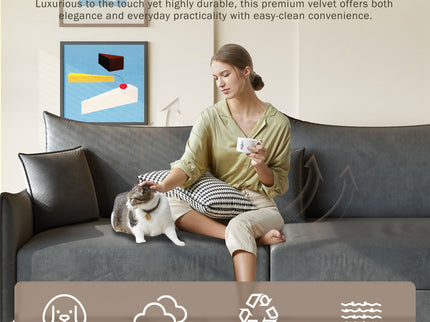 King Pull Out Sofa Bed, 3-In-1 Convertible Bed With 3 Pillows