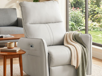 29.92" 270 Power Swivel Rocker Recliner Chair, Electric Glider Reclining Sofa With USB Ports, Power Swivel Glider, Rocking Chair Nursery Recliners For Living Room Bedroom
