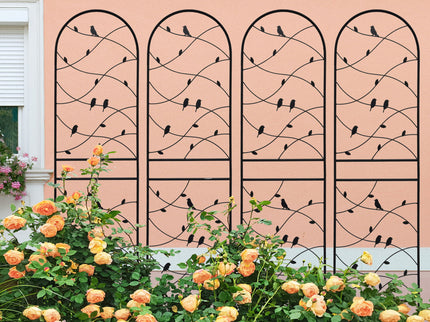 Garden Rustproof Trellis For Climbing Plants