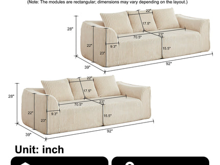 Minimalist Set With Curved Lines & Gently Sloped Backrest