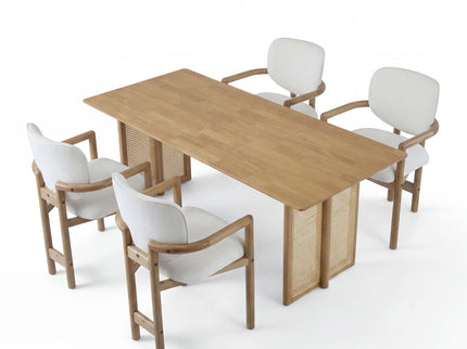 5 Piece Indoor Dining Set, Table & 4 Chairs