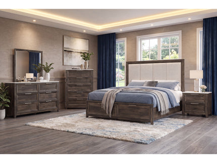 Melissa - Storage Bed With Padded Headboard