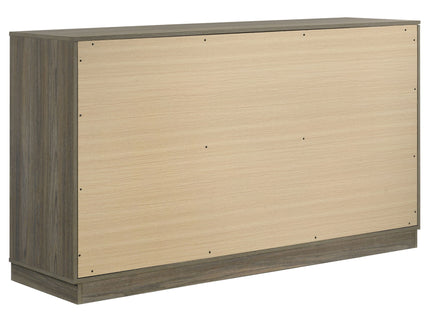 Edmondson - 9 Drawer Dresser With Hidden Jewelry Tray - Natural / Gray