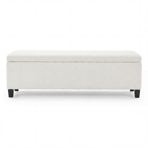 Upholstered Storage Ottoman Bench