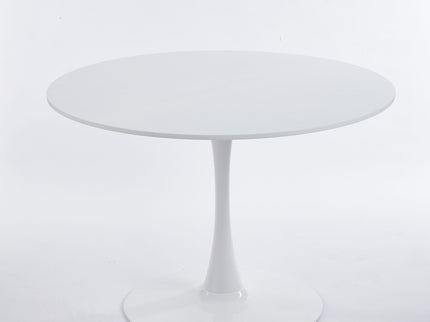 Mid-Century Tulip Dining Table With Round Top