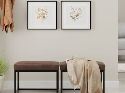 Reynolds - Small Bench - Distressed Chestnut Brown