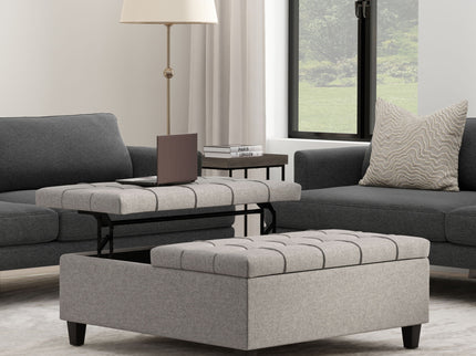 Harrison - Upholstered Coffee Table Storage Ottoman