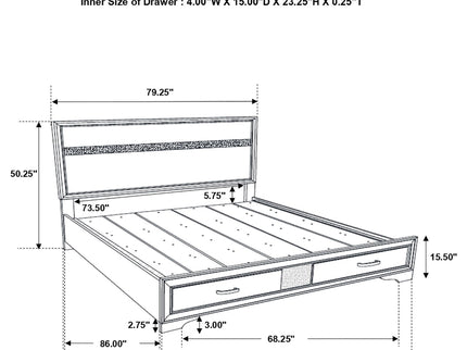 Annie - Panel Bed