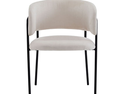 Modern Upholstered Arm Dining Chair Set