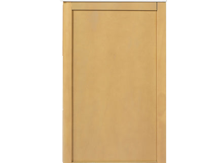 Bathroom Vanity With Sink, Open Shelf & Closed Storage - Natural Wood