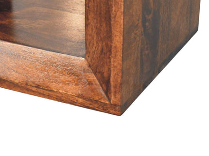 Solis - Open Side Table - Brown