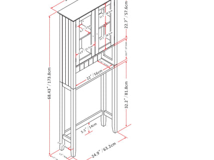 Acadian - Space Saver Cabinet - Pure White