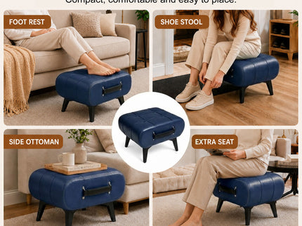 Minimalist Footstool With Hidden Storage