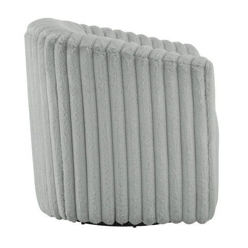 Alexa - Barrel Swivel Chair - Gray