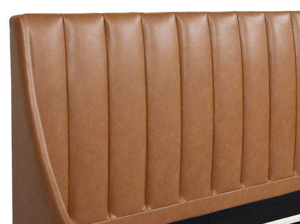Aspen - Vertical Tufted Modern Headboard Platform Bed Set