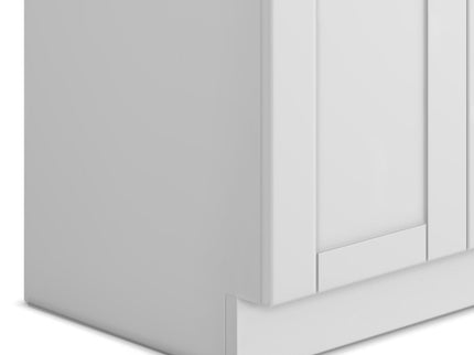 Shaker - Modern Wide, Laundry Cabinet With Faucet And Stainless Steel Sink