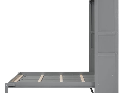 Murphy Wall Bed With Shelves, Space Saving