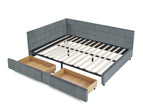Dark Gray / Queen / 2 Drawers