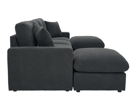 Sectional With 2 Ottomans