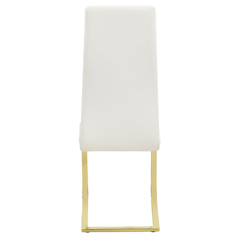 Whittingham - Dining Side Chair (Set of 4) - White / Gold