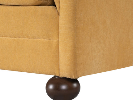 3 Seater Sofa Upholstery With Square Arms, Living Room Couch