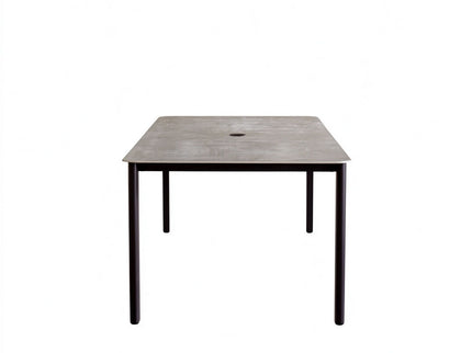 Verona - Dining Outdoor 7 Pieces Set - Dark Espresso / Gray / Off White