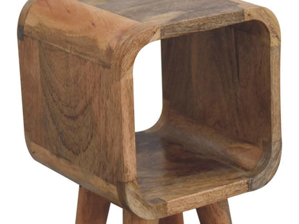 Minimalist Open Curved Nightstand