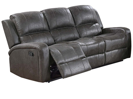 Modern Reclining Sofa With Padded Seat And Backrest