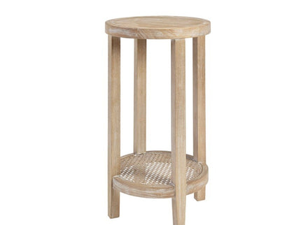 Bedford - Round Accent Table - Reclaimed Wheat