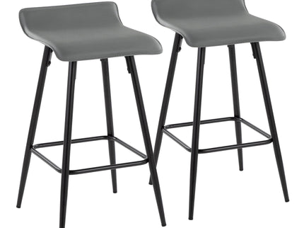 Ale - Contemporary Fixed Height Counter Stool (Set of 2)