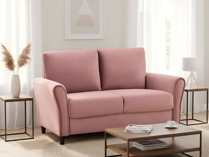Patricia - Curved Arm Loveseat Sofa