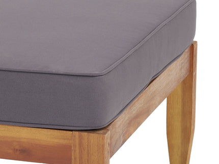 Bianca - Outdoor 3 Seater Sofa Chat Set With Ottoman - Teak