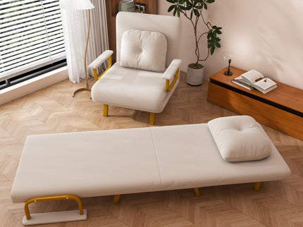 5 In 1 Folding Sofa Bed With 5 Position Adjustable Backrest