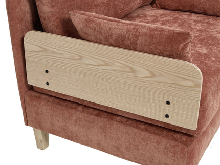 Mid Century Modern Foldable Sofa Bed, 3 In 1 Convertible Sleeper With 3 Pillows