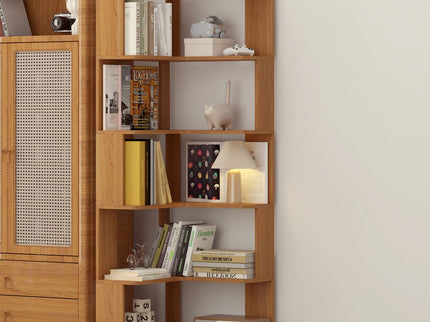 L-Shaped Corner Bookshelf