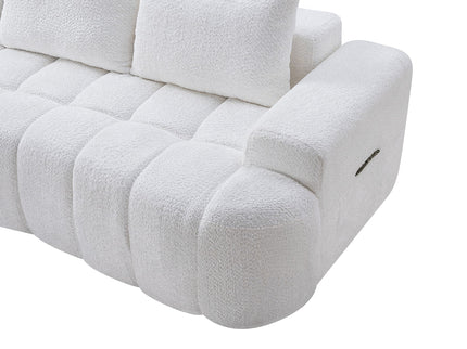 Extra Large Curved Front Compressed Sectional Sofa