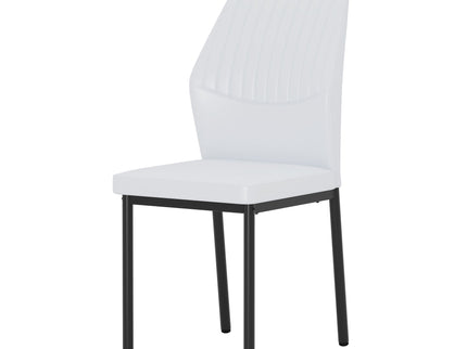Ergonomic Simple Chair With Metal Leg