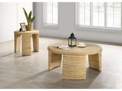 Huxton - Round End Table - Natural