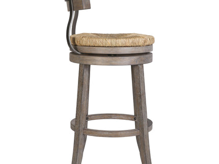 Stool With Natural Seagrass Seat
