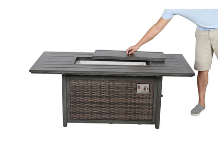 Propane Fire Pit Table - Espresso