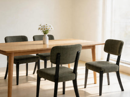 Contemporary Armless Dining Chairs (Set of 2)