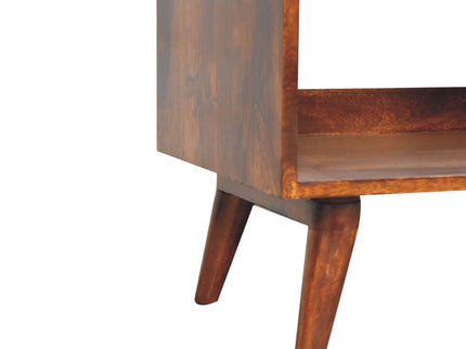Open Top Media Unit - Brown