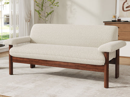 Loveseat Sofa 2 Seater Couch With Armrest Pillows