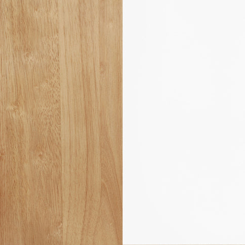 Calloway - Rectangular Dining Table - Brown / White