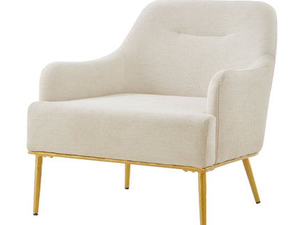 Modern Elegance Accent Chair With Curved Backrest
