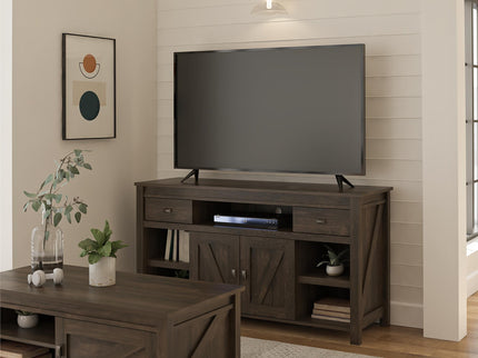 Farmington - TV Stand For TVs Up To 60" - Oak