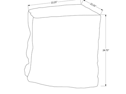 Accent Table, Indoor Outdoor Use - Black