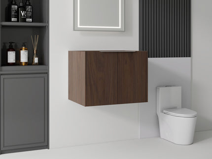Floating Bathroom Vanity Cabinet With Soft Close Double Doors, Spacious Interior Storage, Wall Mounted, Cabinet Only