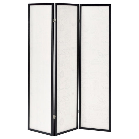 3 Panel Folding Screen - Beige